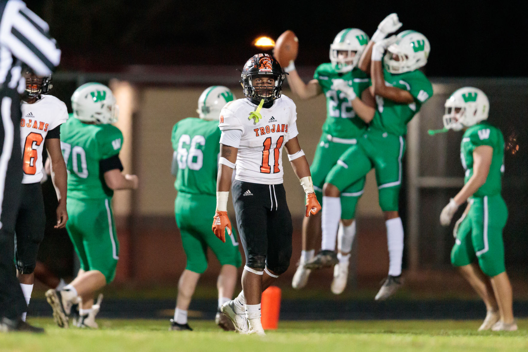 The Northwest Cabarrus Trojans fall to the Weddington Warriors in the third round of the 3AA State playoffs.